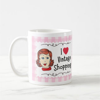 I Love Vintage Shopping Mug Koffiemok