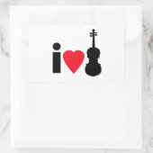 I Love Violin Sticker (Tas)
