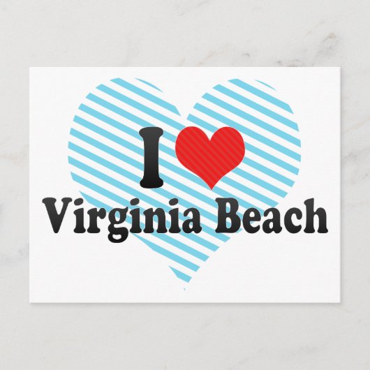 I Love Virginia Beach Briefkaart (Voorkant)