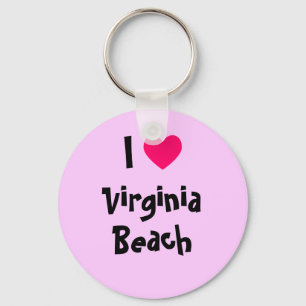 I Love Virginia Beach Sleutelhanger