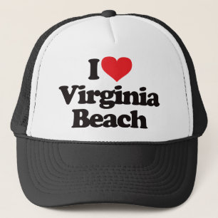 I Love Virginia Beach Trucker Pet