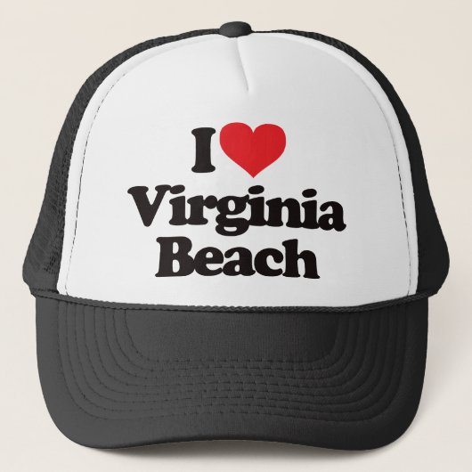I Love Virginia Beach Trucker Pet (Voorkant)