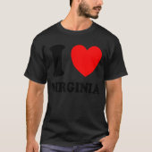 I Love Virginia T-shirt (Voorkant)