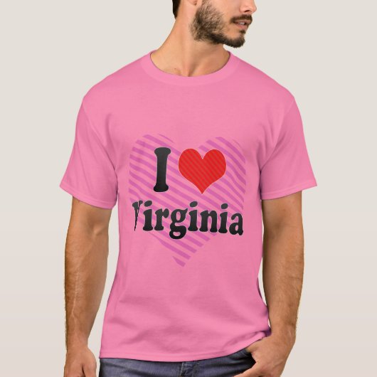 I Love Virginia T-shirt (Voorkant)