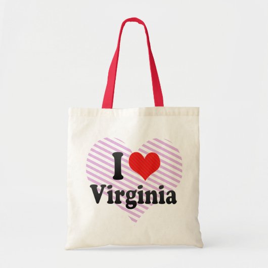 I Love Virginia Tote Bag (Voorkant)
