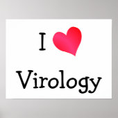 I Love Virology Poster (Voorkant)