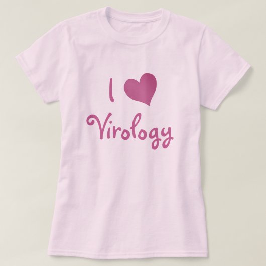 I Love Virology T-shirt (Design voorkant)