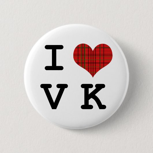 I Love Visual Kei Button (Voorkant)