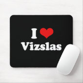 I Love Vizslas Muismat (Met muis)