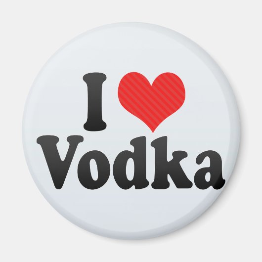 I Love Vodka Magneet (Voorkant)