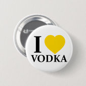 I Love Vodka Ronde Button 5,7 Cm (Voorkant /achterkant)