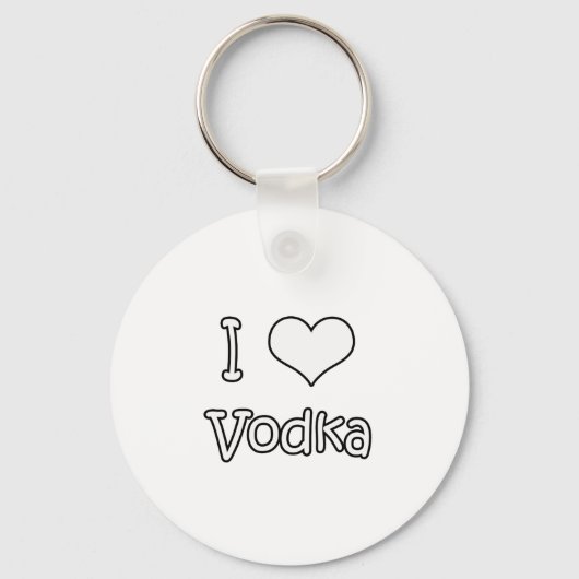 I Love Vodka Sleutelhanger (Voorkant)