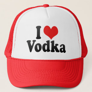 I Love Vodka Trucker Pet