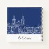 I Love Volkovysk Belarus Architecture Cathedral Notitieboek (Achterkant)