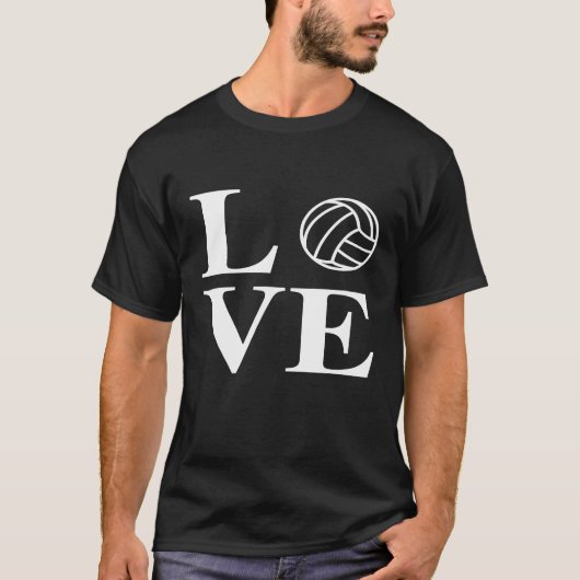 I Love Volleyball 7 T-shirt (Voorkant)