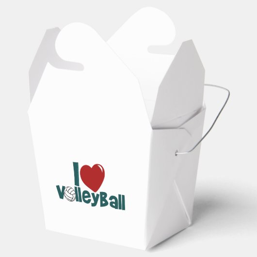 I Love Volleyball Bedankdoosjes (Geopend)