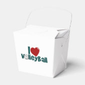 I Love Volleyball Bedankdoosjes (Voorkant Zijde)