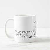 I Love Volleyball Koffiemok (Links)