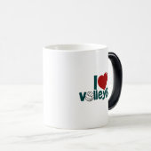 I Love Volleyball Magische Mok (Voorkant rechts)