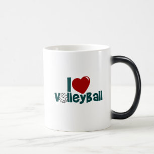 I Love Volleyball Magische Mok