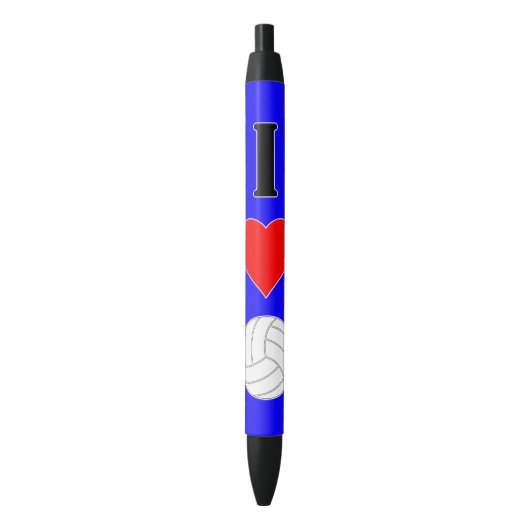 I Love Volleyball Pen for Players of Coaches (Voorkant Verticaal)