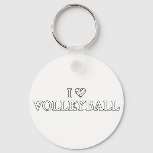 I Love Volleyball Sleutelhanger