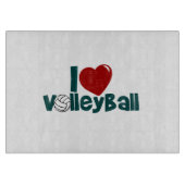 I Love Volleyball Snijplank (Voorkant)