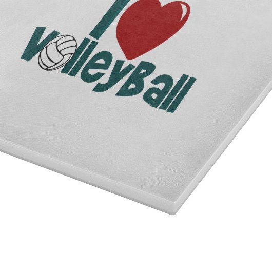 I Love Volleyball Snijplank (Hoek)