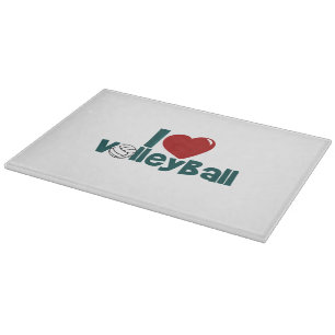 I Love Volleyball Snijplank