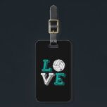 I Love Volleyball Sport Team Player and Coach Bagagelabel<br><div class="desc">Ik hou van Volleybal. en retro ontwerp voor volleybalspeler, touringcar en supporters van de sport. Koel en geweldige atletische koopwaar voor atleet, volleybalteam, kapitein en spelers. Ideaal voor volleybalteam of universiteitssportteam. Geweldig kerstcadeau en verjaardagscadeau voor iedereen die van humor houdt, hete citaten, grappige uitspraken, grappen en puns. De achtergrondkleur kan...</div>