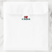 I Love Volleyball Sticker (Tas)