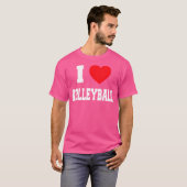 I Love Volleyball T-shirt (Voorkant volledig)