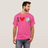 I Love Volleyball T-shirt (Voorkant volledig)