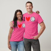 I Love Volleyball T-shirt (Unisex)