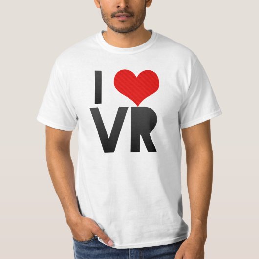 I Love VR T-shirt (Voorkant)