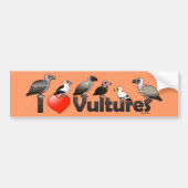 I Love Vultures (Africa) Bumpersticker (Voorkant)