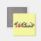 I Love Vultures (Africa) Magneet (Voorkant / Achterkant)