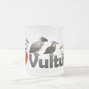 I Love Vultures (Africa) Matglas Koffiemok