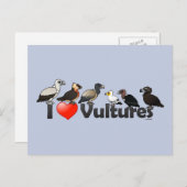 I Love Vultures (Eurasia) Briefkaart (Voorkant / Achterkant)