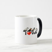 I Love Vultures (Eurasia) Magische Mok (Voorkant rechts)