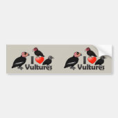 I Love Vultures (North America) Bumpersticker (Voorkant)