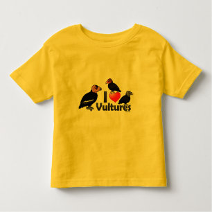 I Love Vultures (North America) Kinder Shirts
