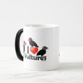 I Love Vultures (North America) Magische Mok (Voorkant links)