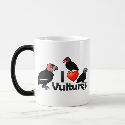 I Love Vultures (North America) Magische Mok (Links)
