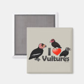 I Love Vultures (North America) Magneet (Voorkant / Achterkant)