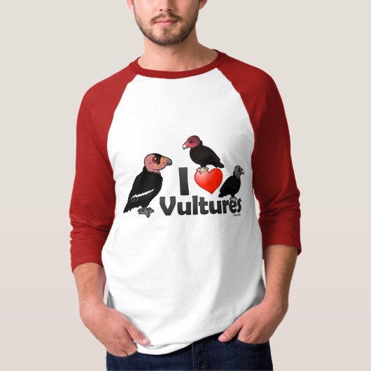 I Love Vultures (North America) T-shirt (Voorkant)