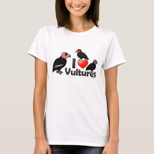 I Love Vultures (North America) T-shirt (Voorkant)