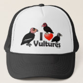 I Love Vultures (North America) Trucker Pet (Voorkant)
