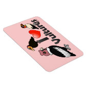 I Love Vultures (South America) Magneet (Rechterzijde)