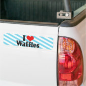 I Love Waffles Bumpersticker (Op Truck)